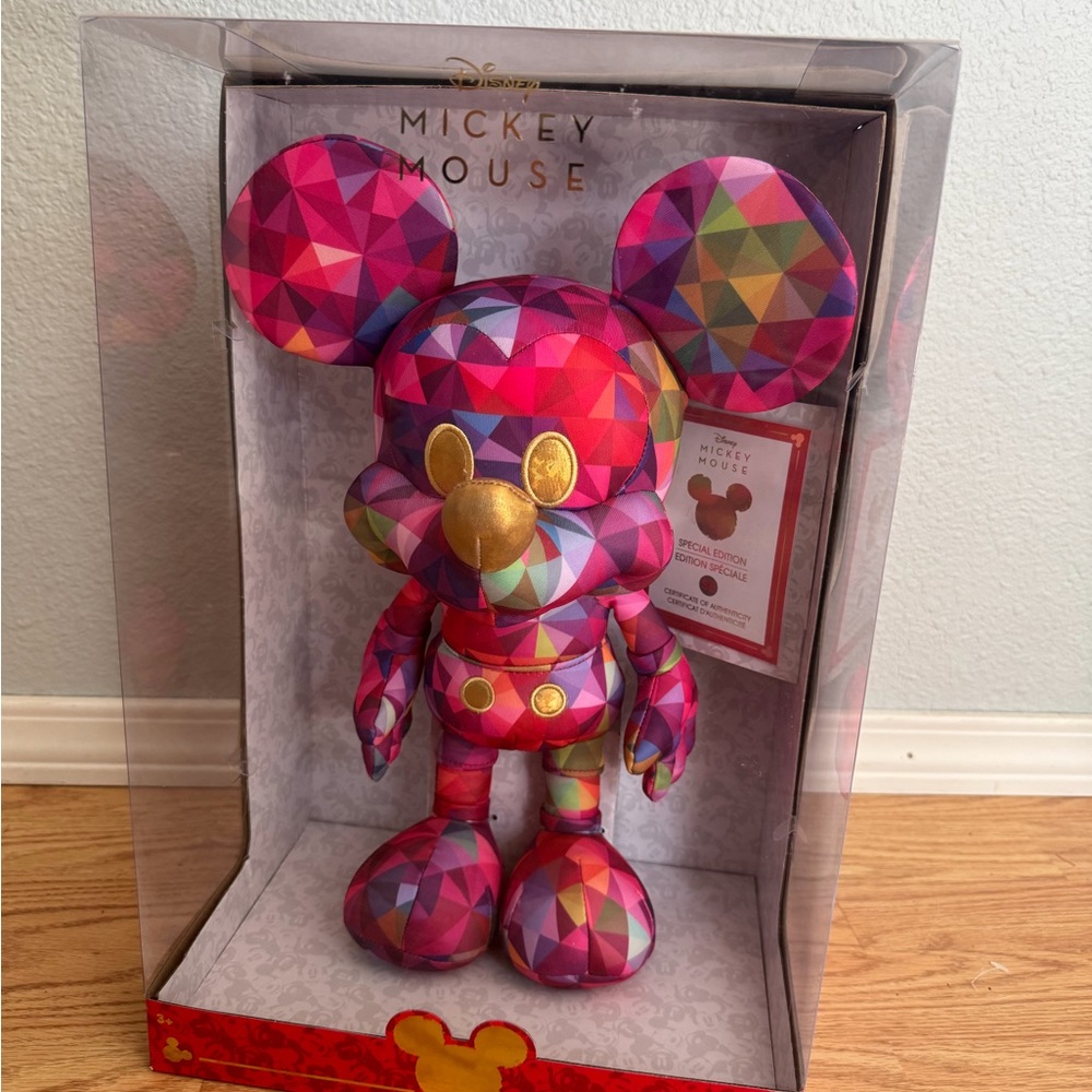 Disney Colorful Geometric Mickey Mouse Figure